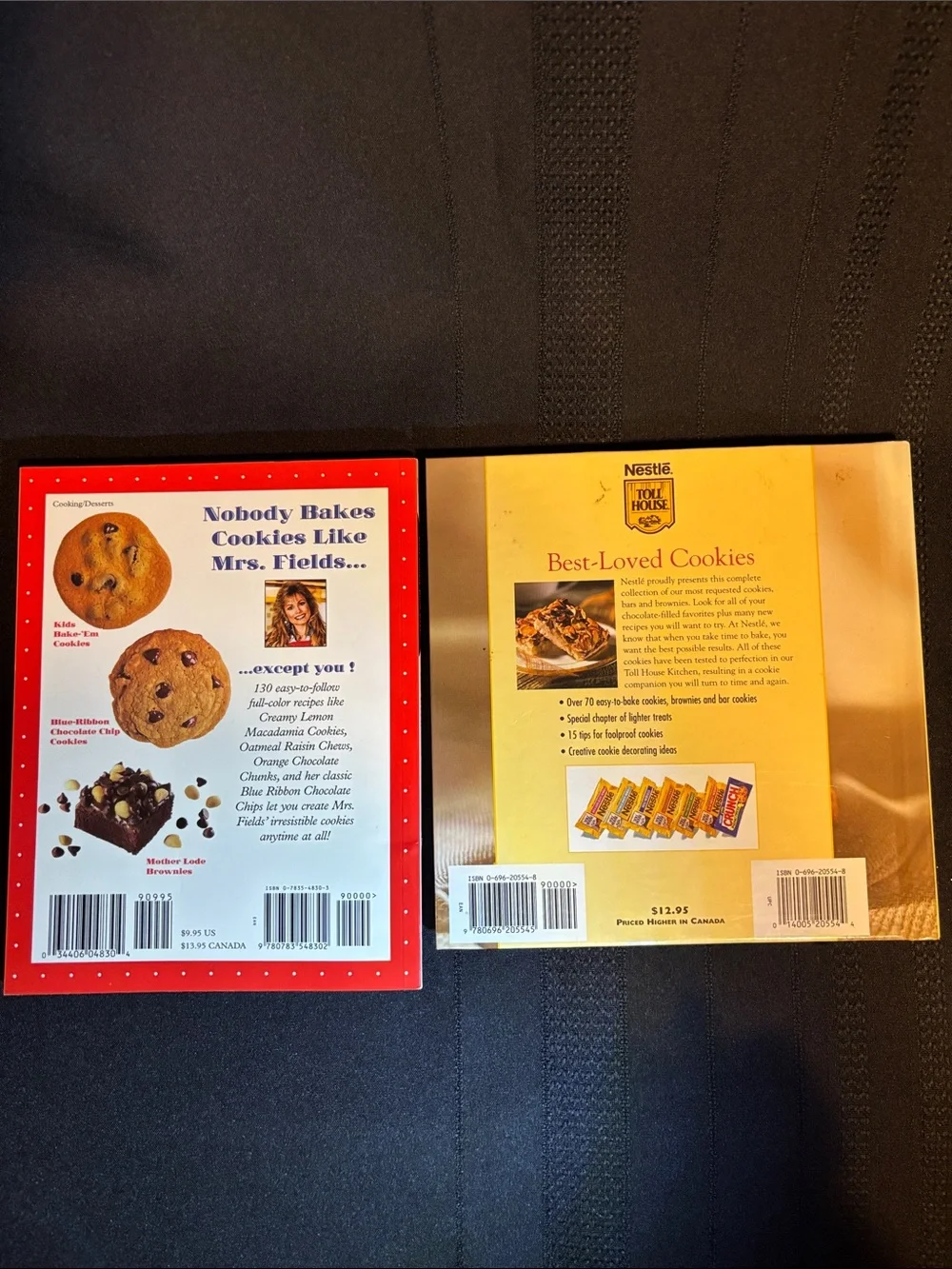 Mrs. Fields 130 Delicious Cookie and Desert Recipes & Nestlé Toll House Cookies